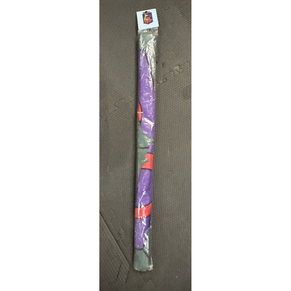 Vintage French Horn Red Bow Holly Garden Yard Flag 2-Sided Design 28" x 40" NIP